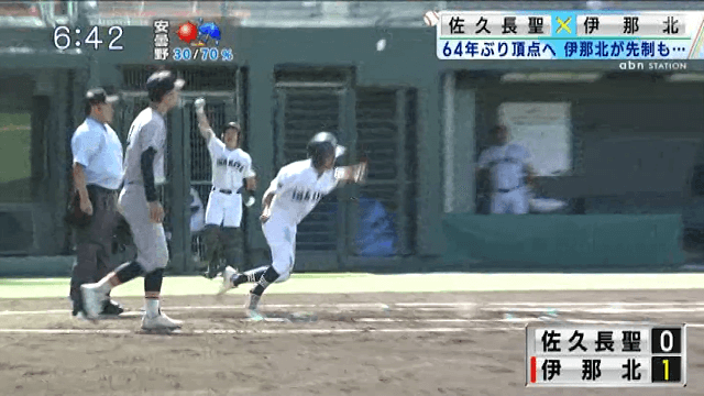 佐久長聖 6 – 3 伊那北