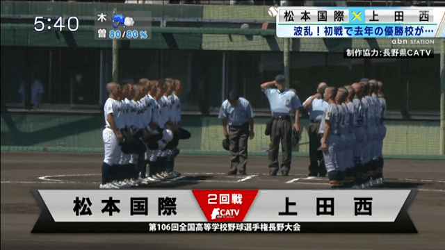 松本国際 4-0 上田西